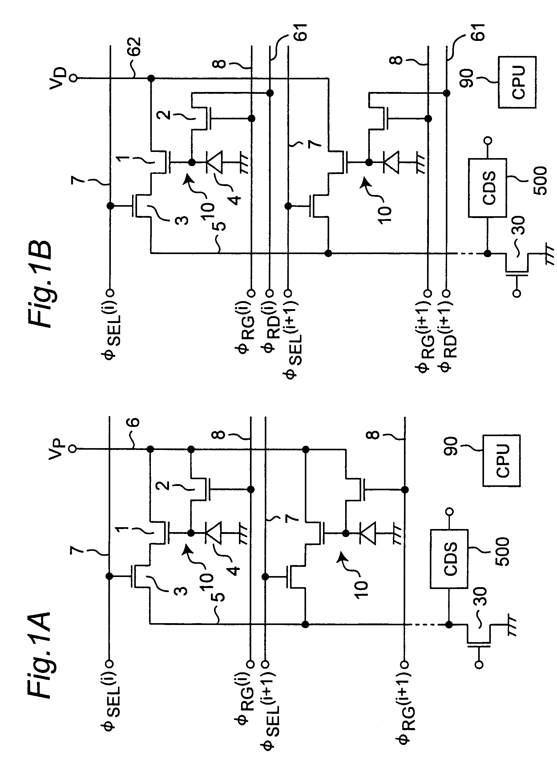 Amplification-type solid-state image pickup device incorporating plurality of arrayed pixels with amplification function