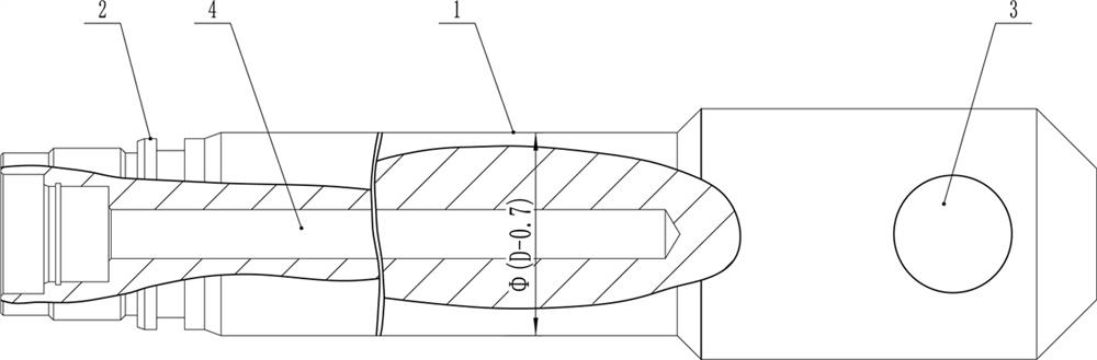 Laser cladding deformation control method for slender piston rod