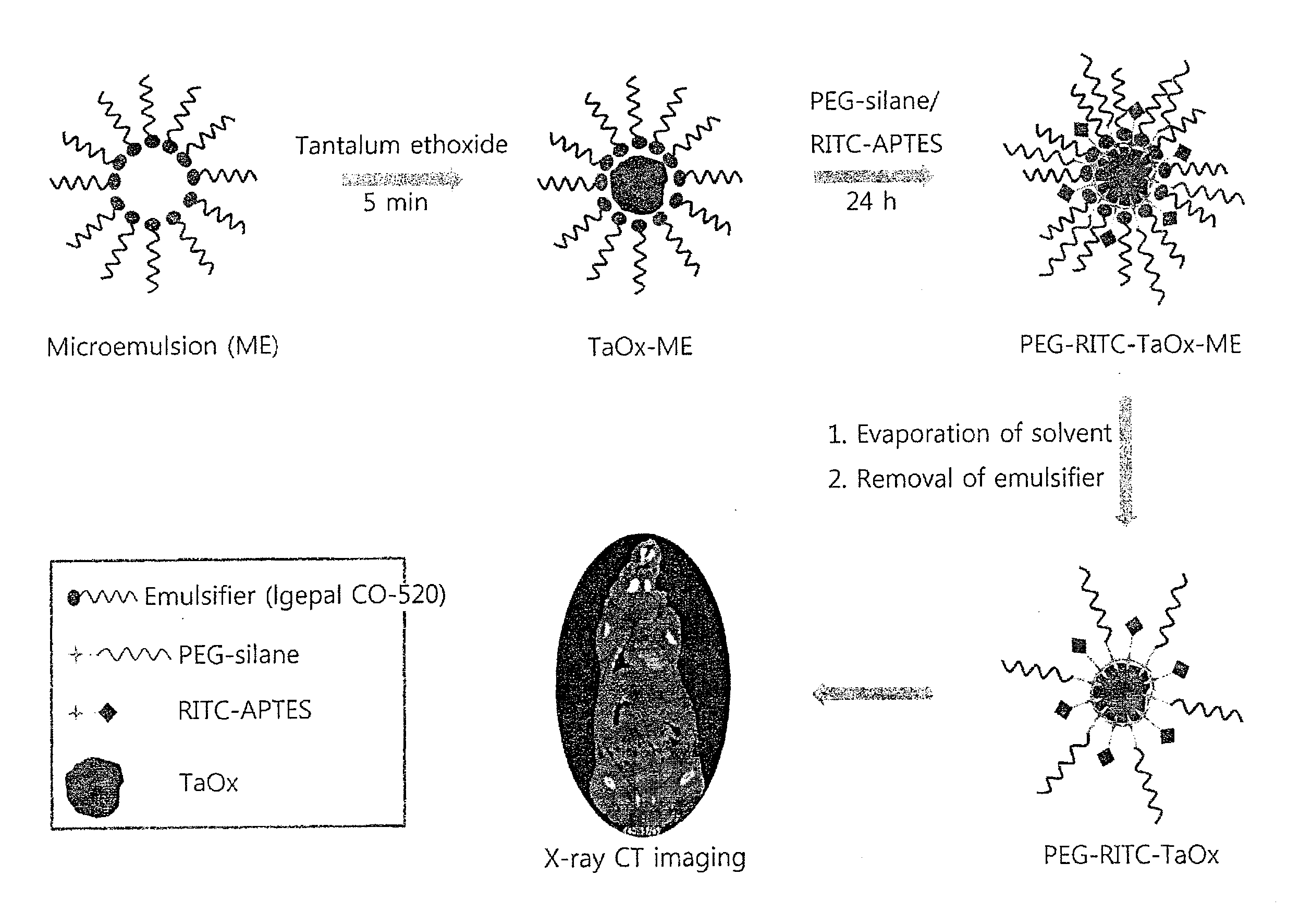 Surface-Modified Tantalum Oxide Nanoparticles, Preparation Method Thereof, and Contrast Medium for X-Ray Computed Tomography and Highly Dielectric Thin Film Using Same