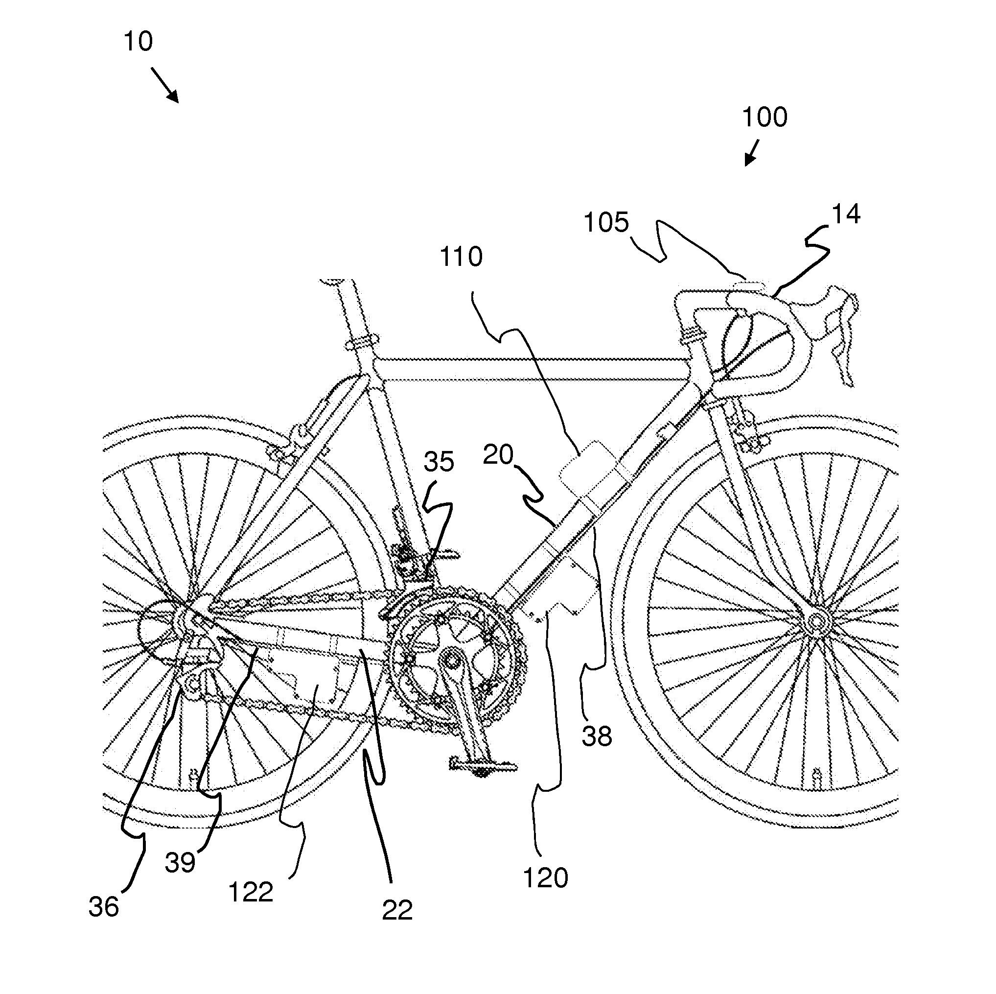 Electro mechanical bicycle derailleur actuator system and method