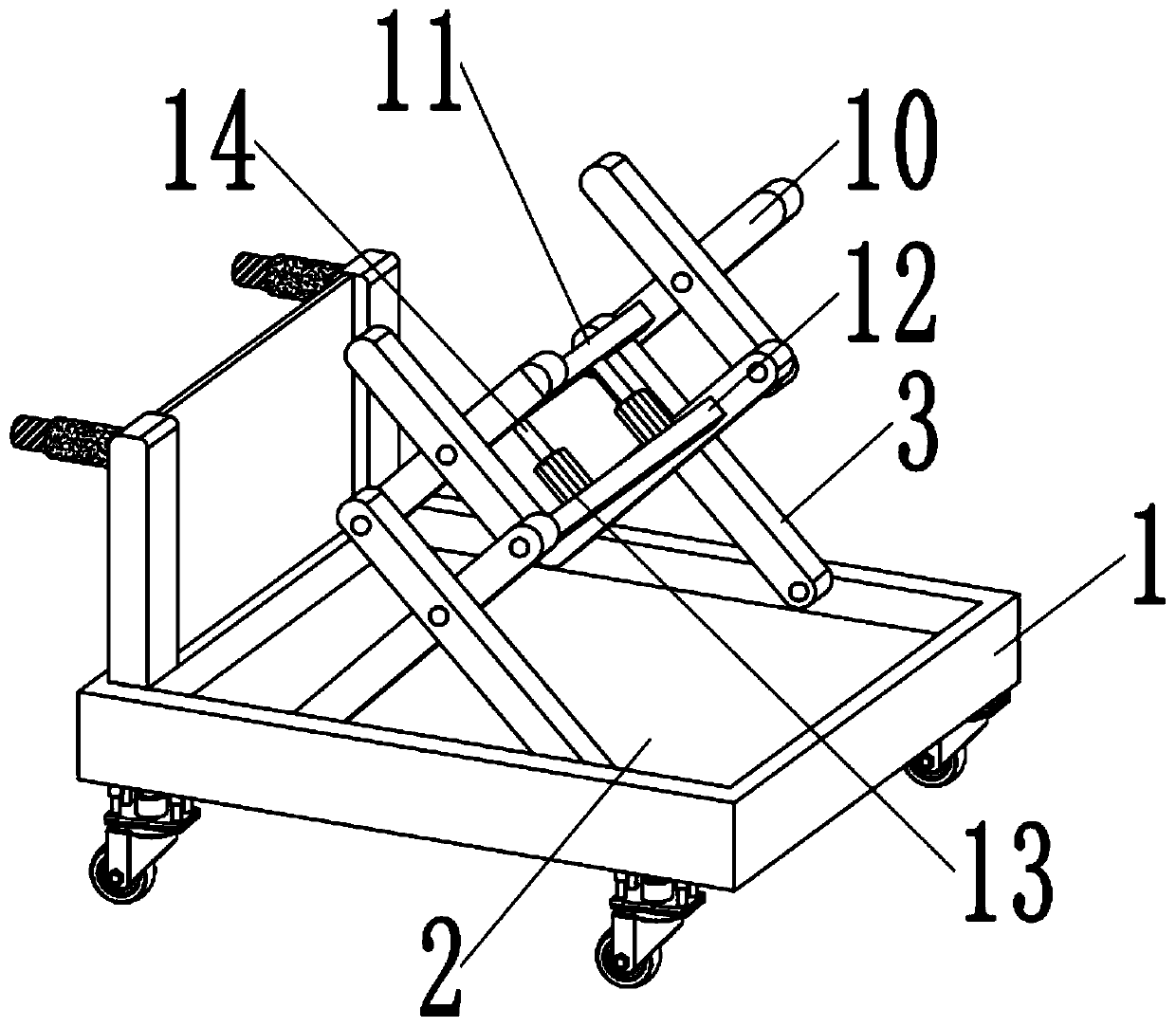 Pushing device for refrigerator stamping part