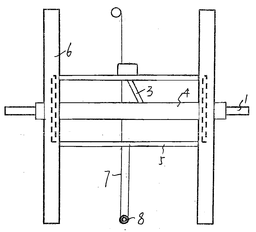 Porphyra yezoensis seedling collecting automatic even flushing method and device