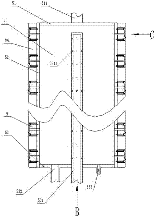 Equal-spacing fixed-point gluing device for wood board