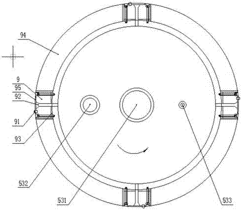 Equal-spacing fixed-point gluing device for wood board