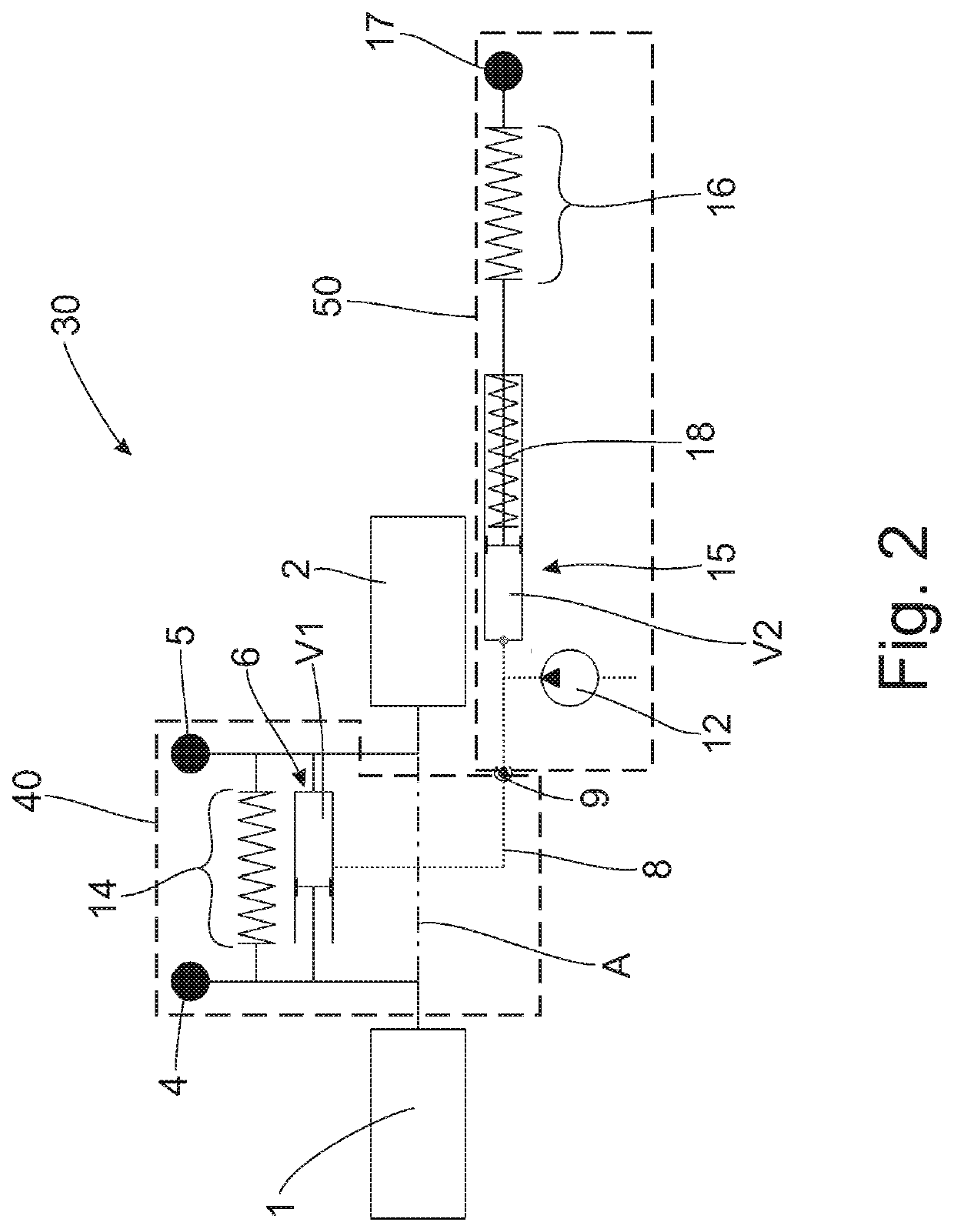 Torsional vibration damping assembly for a drive train of a vehicle