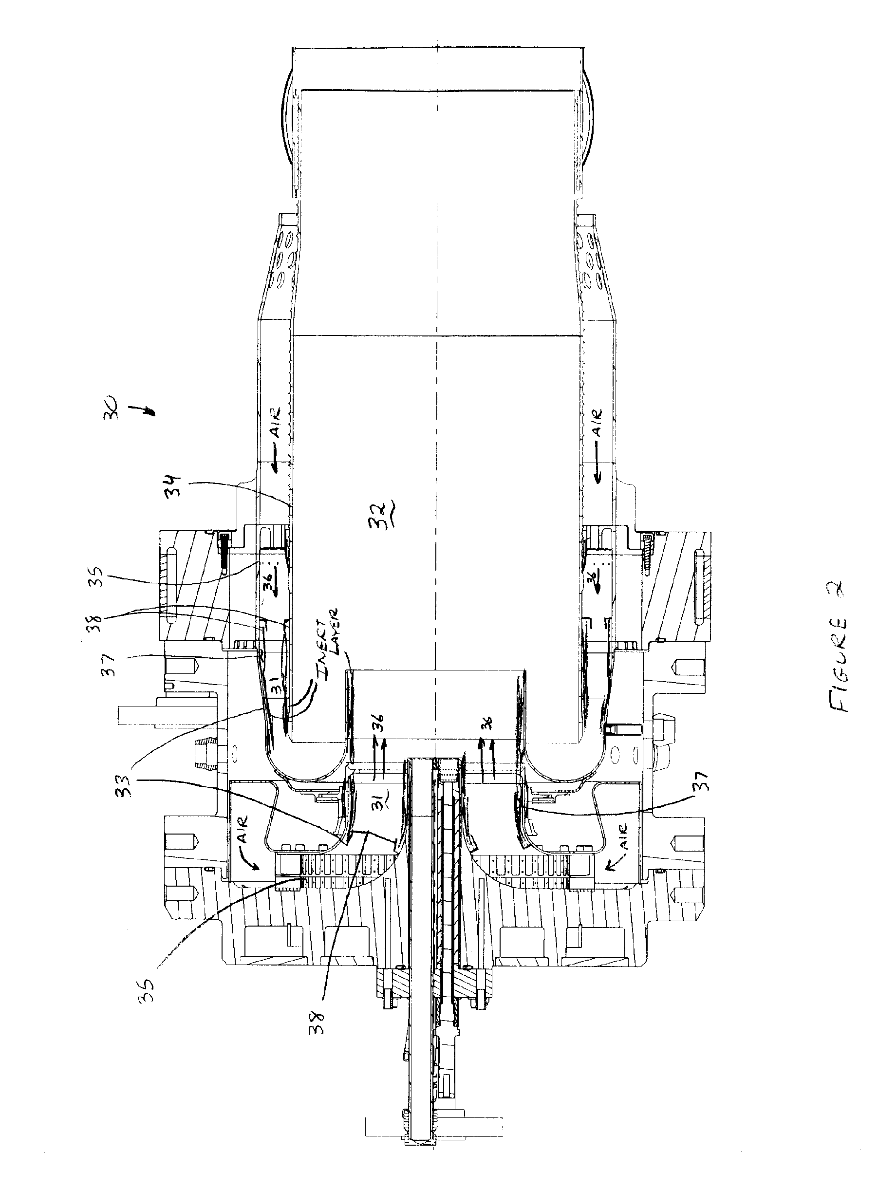 Flashback Suppression System for a Gas Turbine Combustor