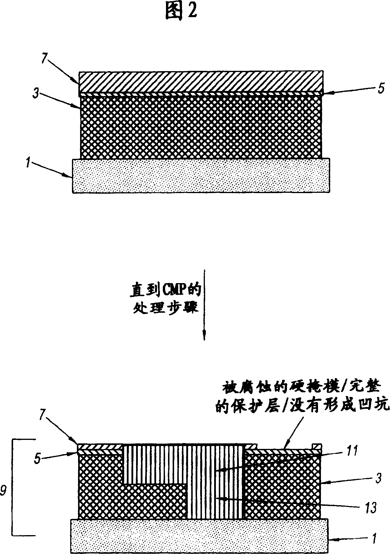 Electric interconnecting structure on substrate and producing method thereof