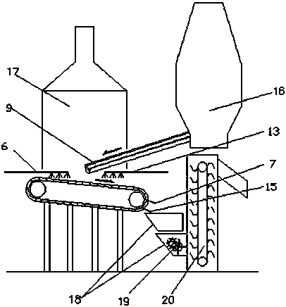 Dry granulation apparatus of blast furnace slag using continuous thin single-layer hot sprinkling and application method thereof