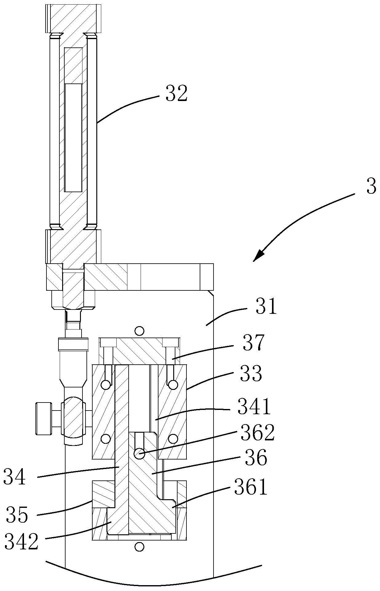 High-efficiency automatic magnetism protecting ring assembling machine