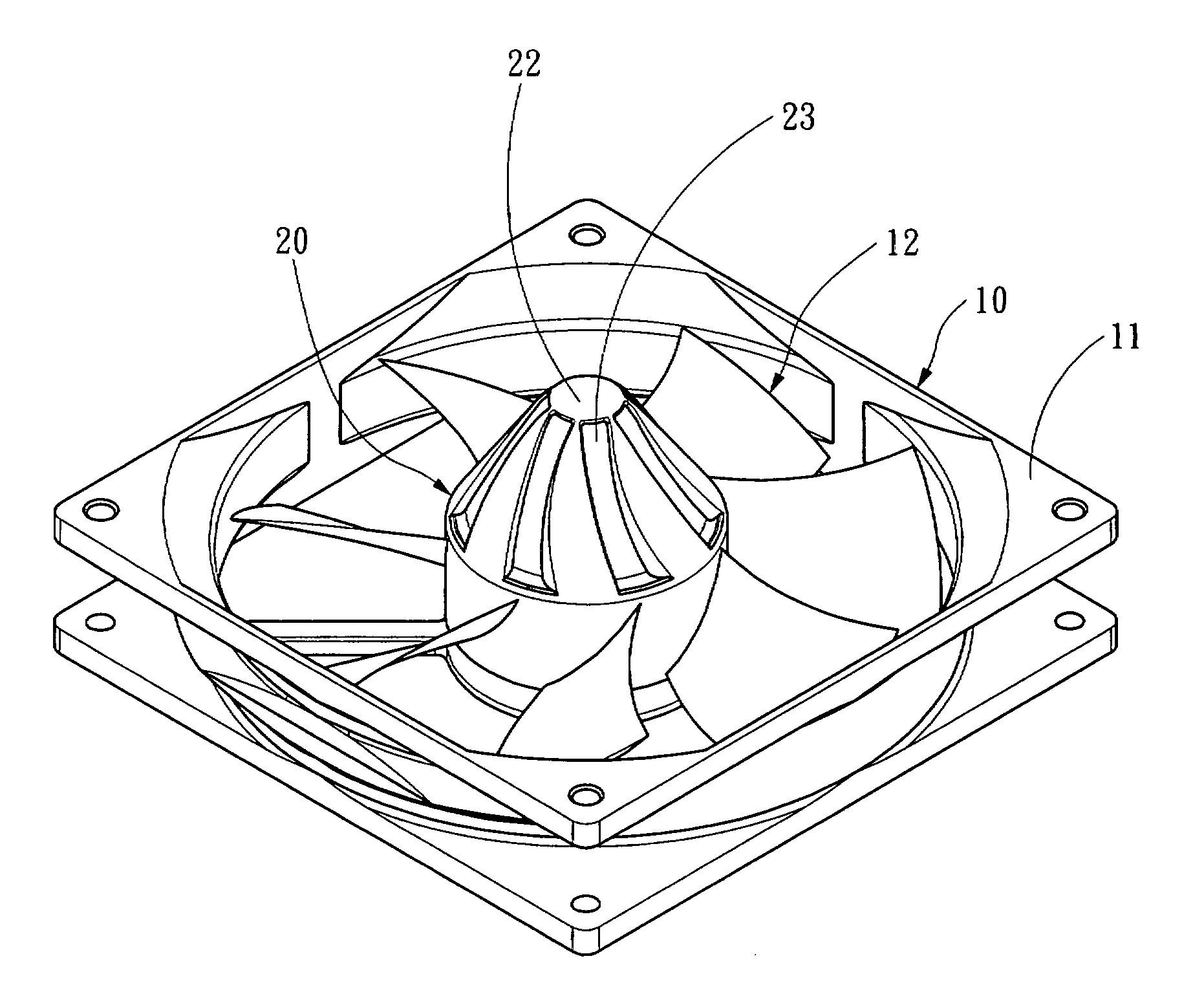 Electric fan module and airflow conduction structure thereof