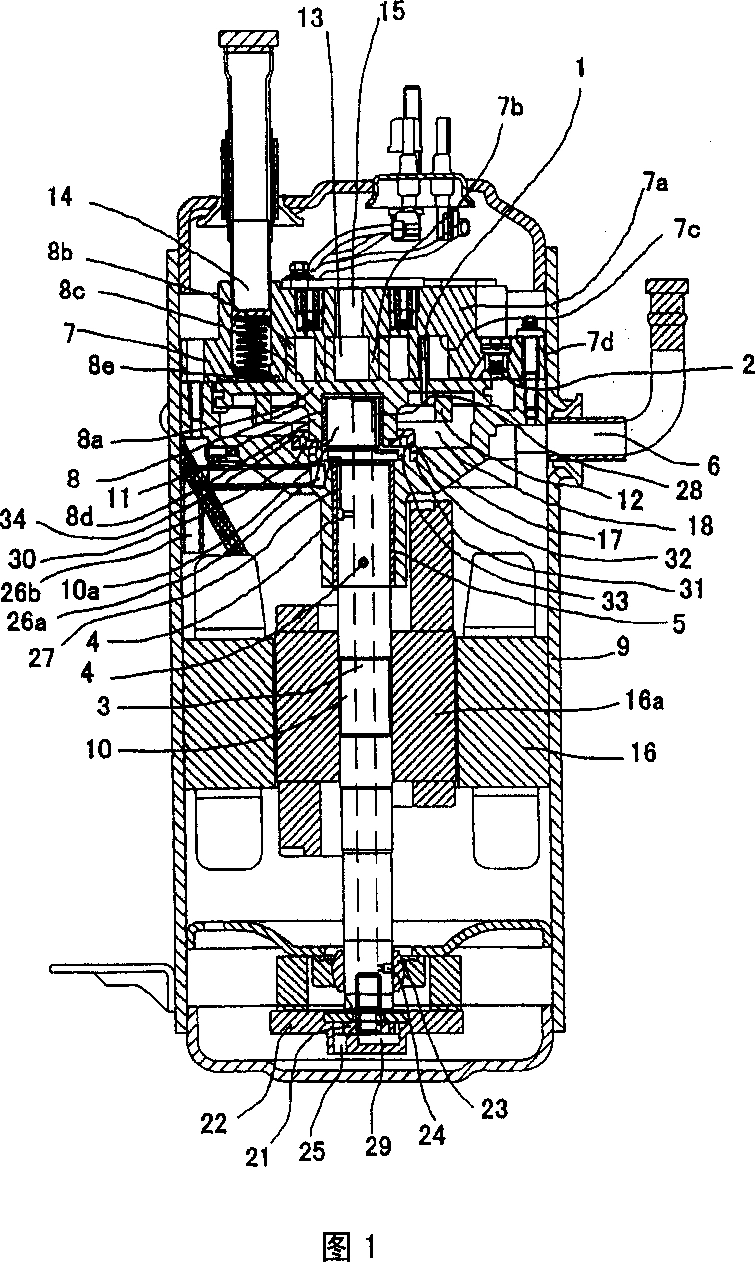 Vortex type compressor