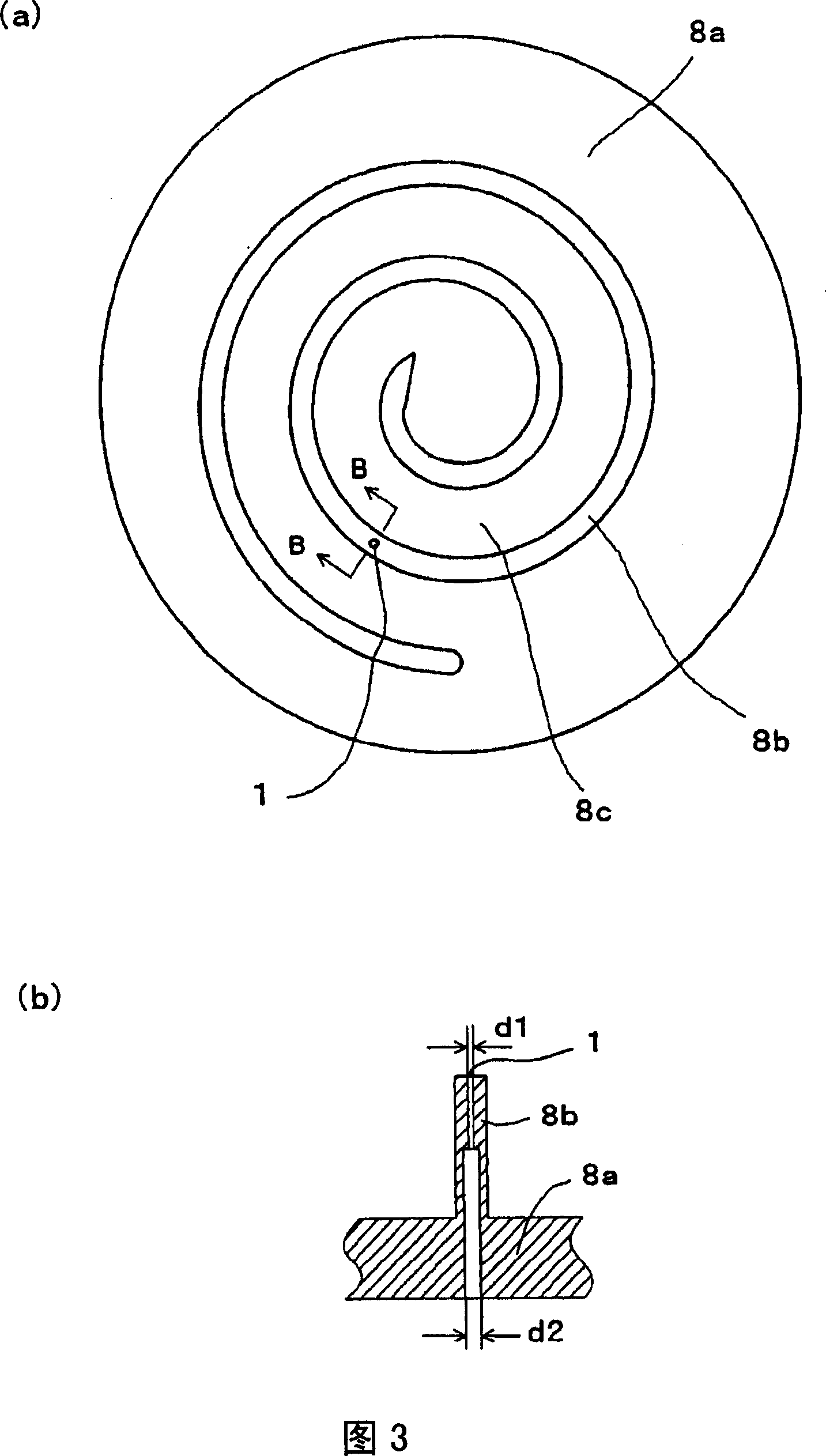 Vortex type compressor