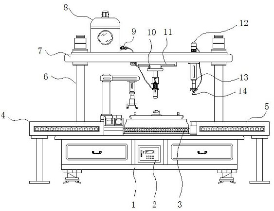 Shell assembling equipment capable of achieving accurate dispensing for LED lamp production