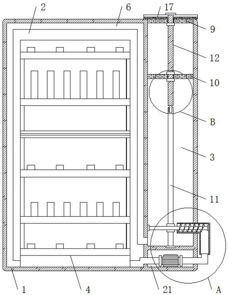 Energy-saving management device for network communication