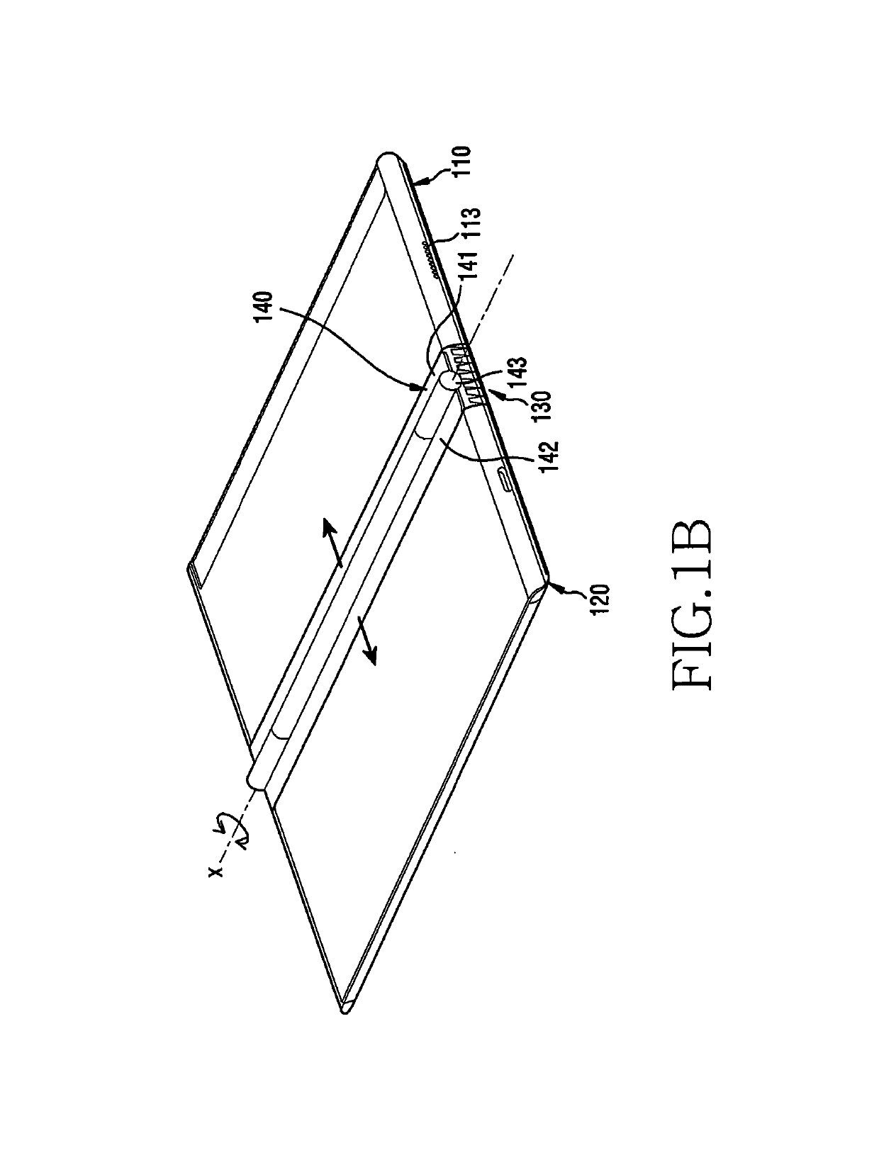 Foldable electronic device including flexible display