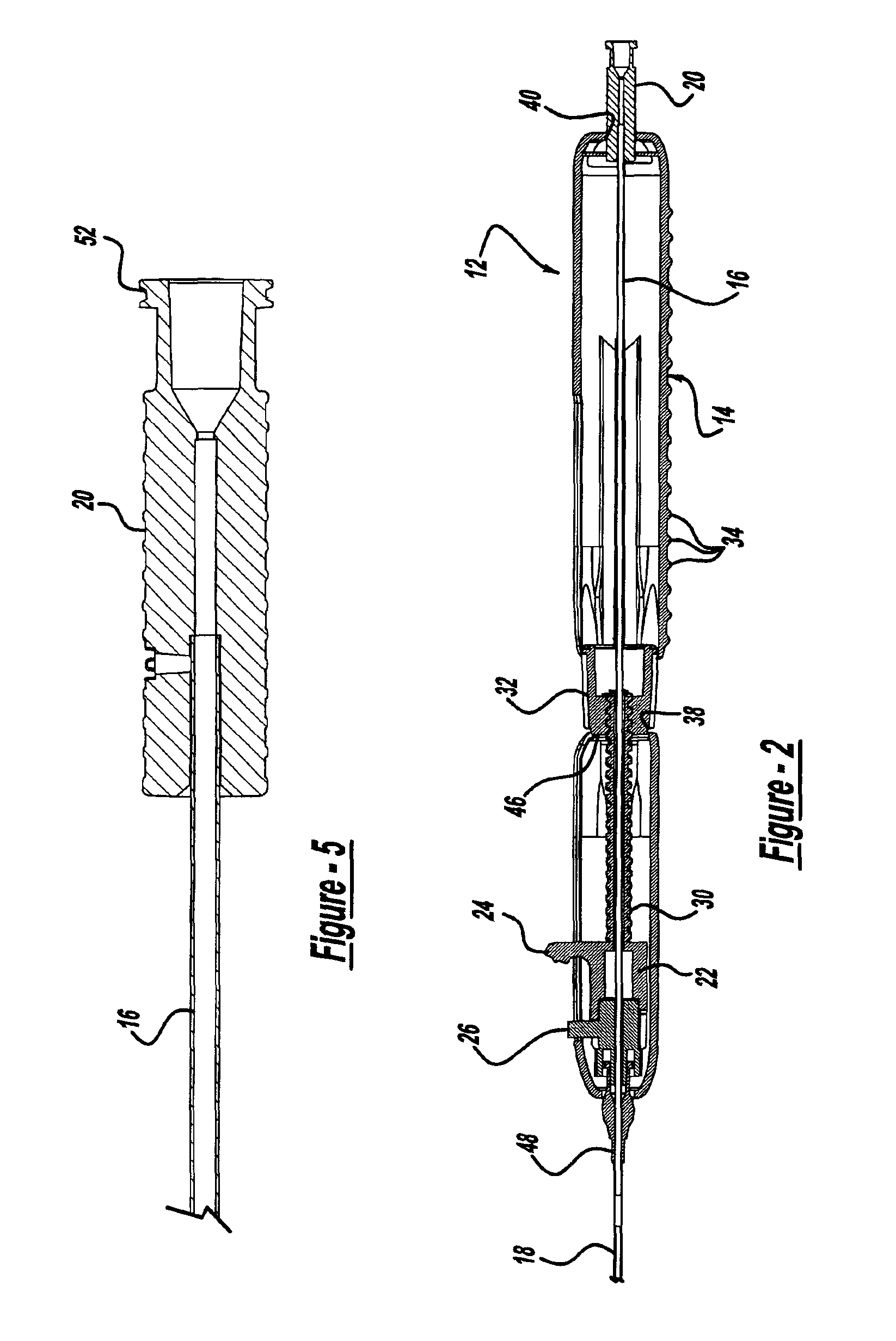 Locking handle deployment mechanism for medical device and method