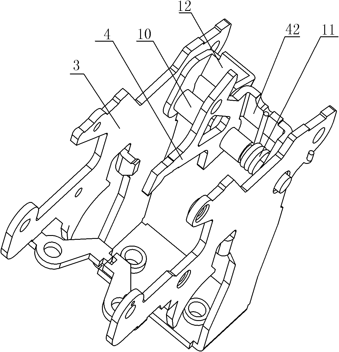 Operating mechanism for molded case circuit breaker
