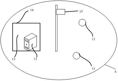 Wireless geomagnetic transmission system based on the signal light floor case shell as the medium