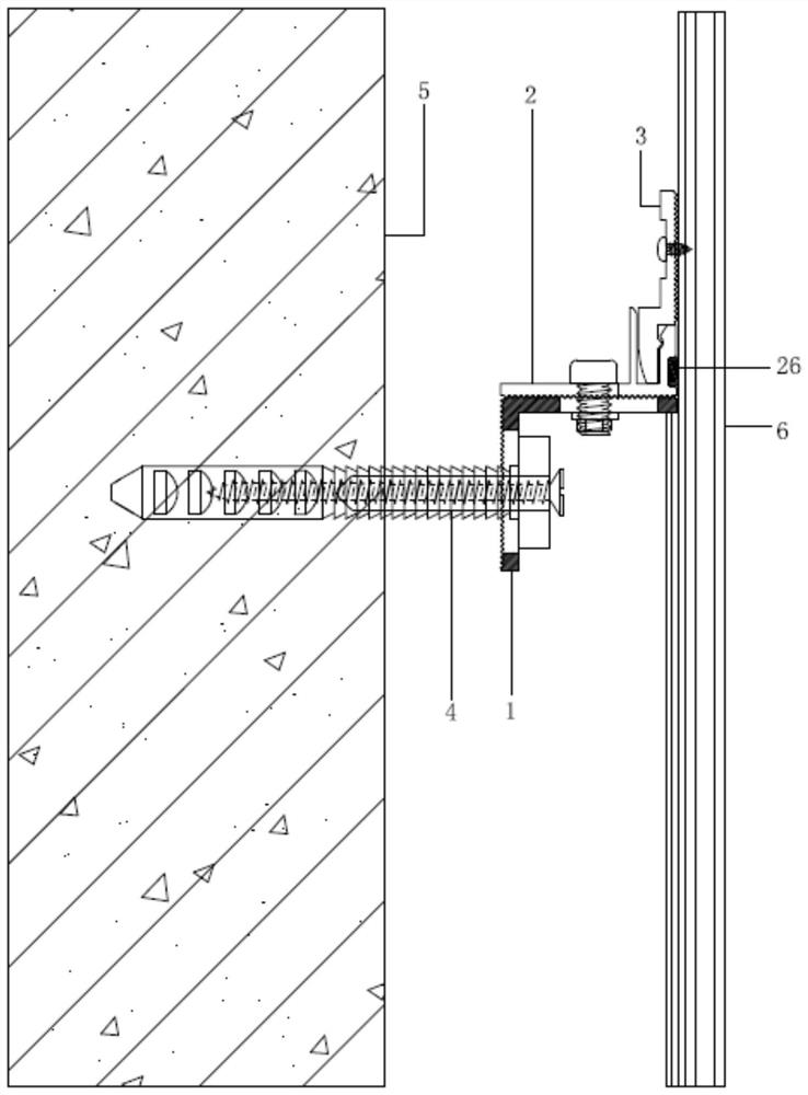 Keel mounting structure of assembly type detachable wallboard system and mounting method