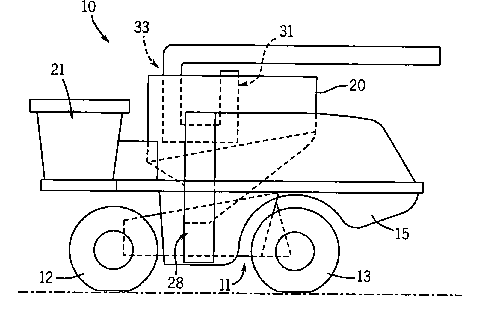 Unloading system for an agricultural combine