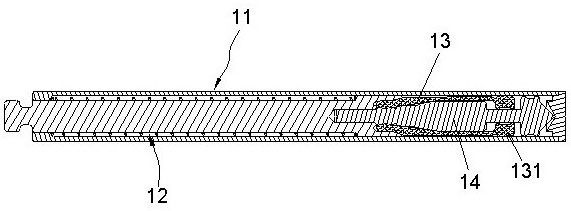 Buffer mechanism for slide rail returning device