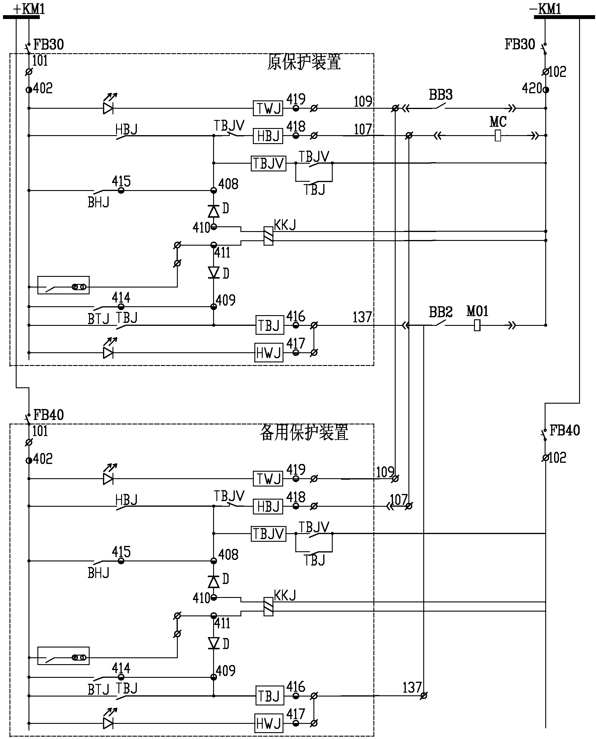 Method for eliminating defect in 10kV feeder protection device without cutting off power