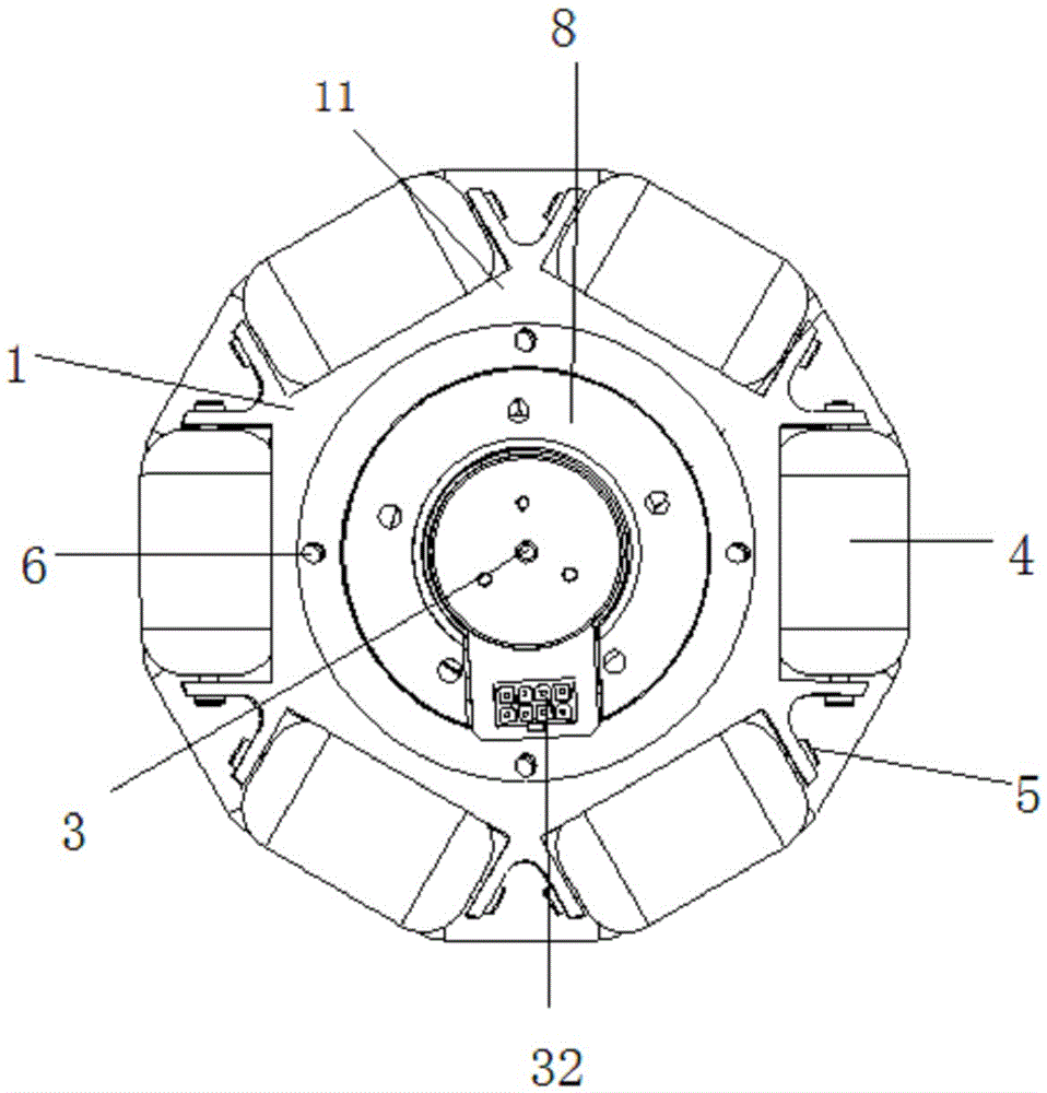 Integrated universal wheel and control method thereof