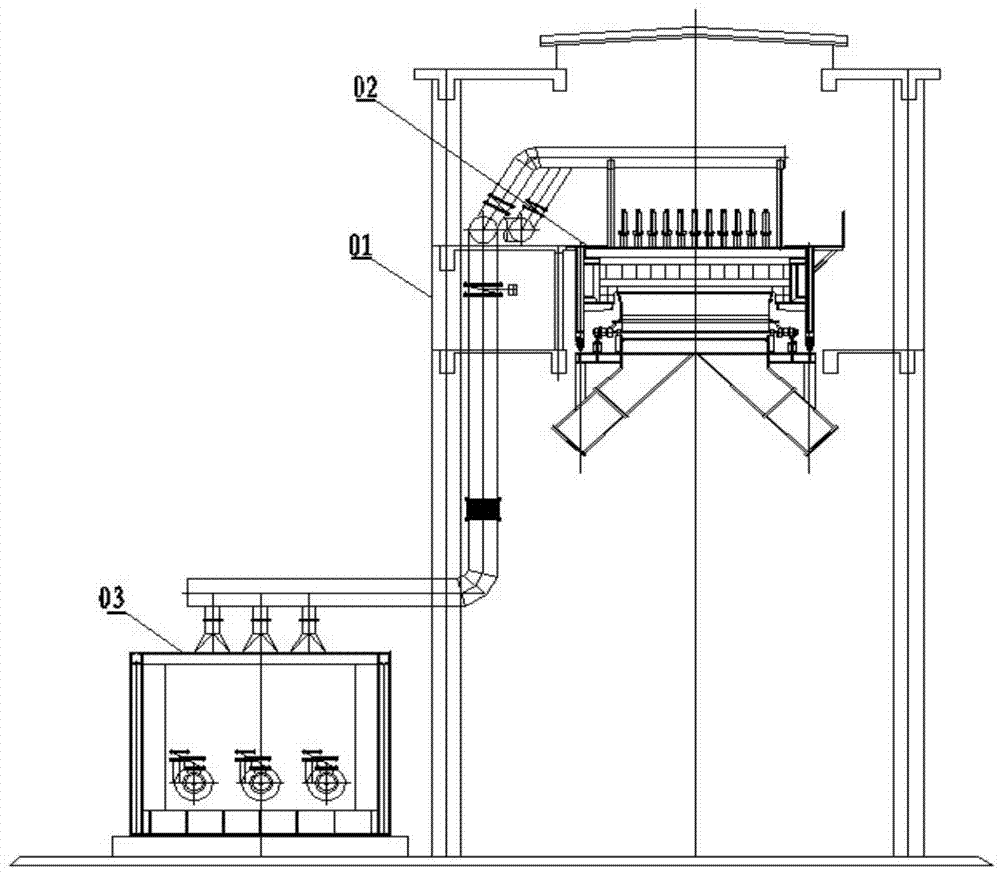 Series preheating method and series preheating system for coal gas of sintering ignition furnace
