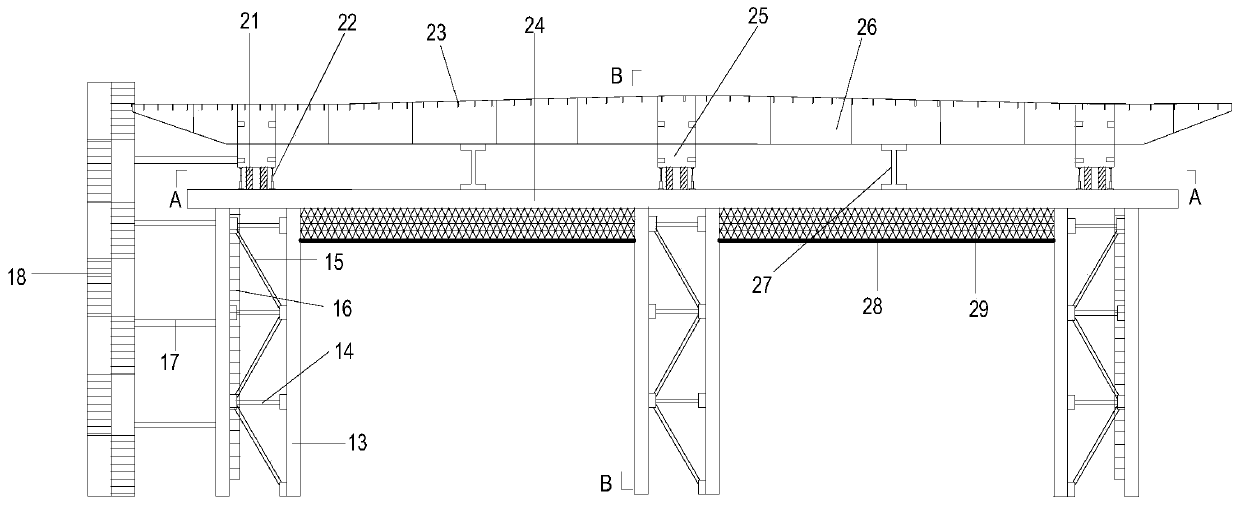 Steel truss arch bridge and construction method