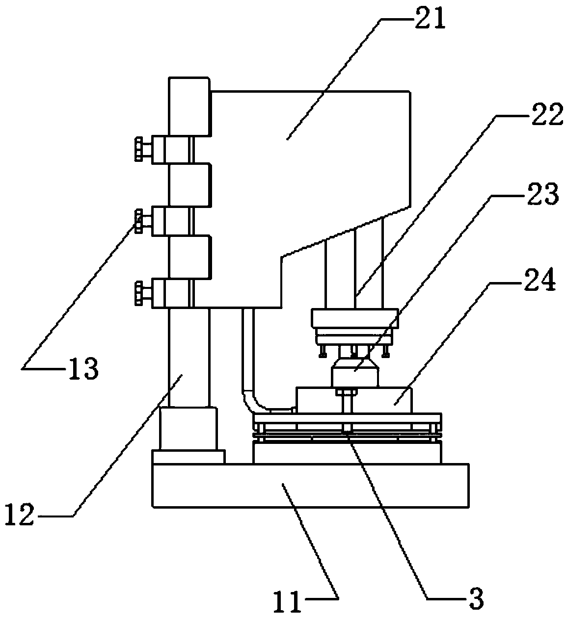 Ultrasonic and electromagnetic pulse composite welding device and composite welding method