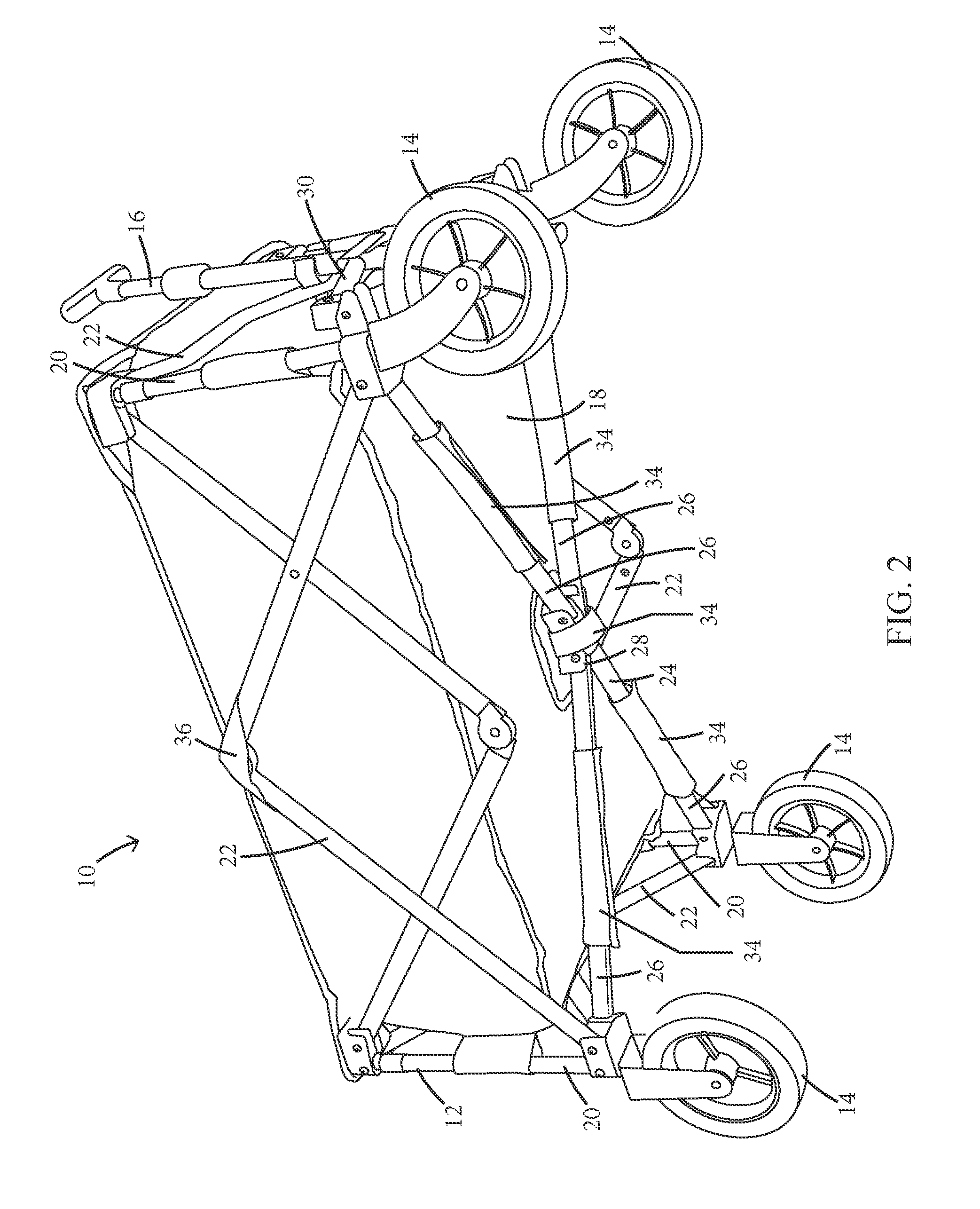 Collapsible Wagon and Method of Collapsing A Wagon