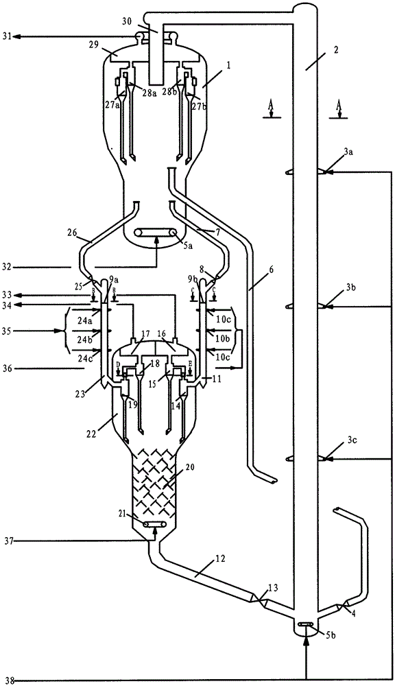 A catalytic cracking unit