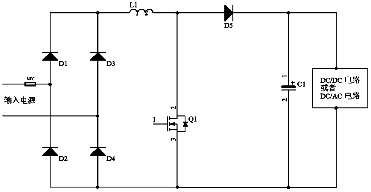 Simple soft start circuit