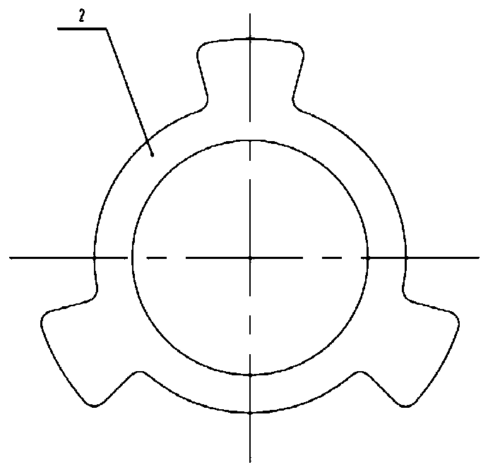 Blow-out prevention valve in double-layer pipe