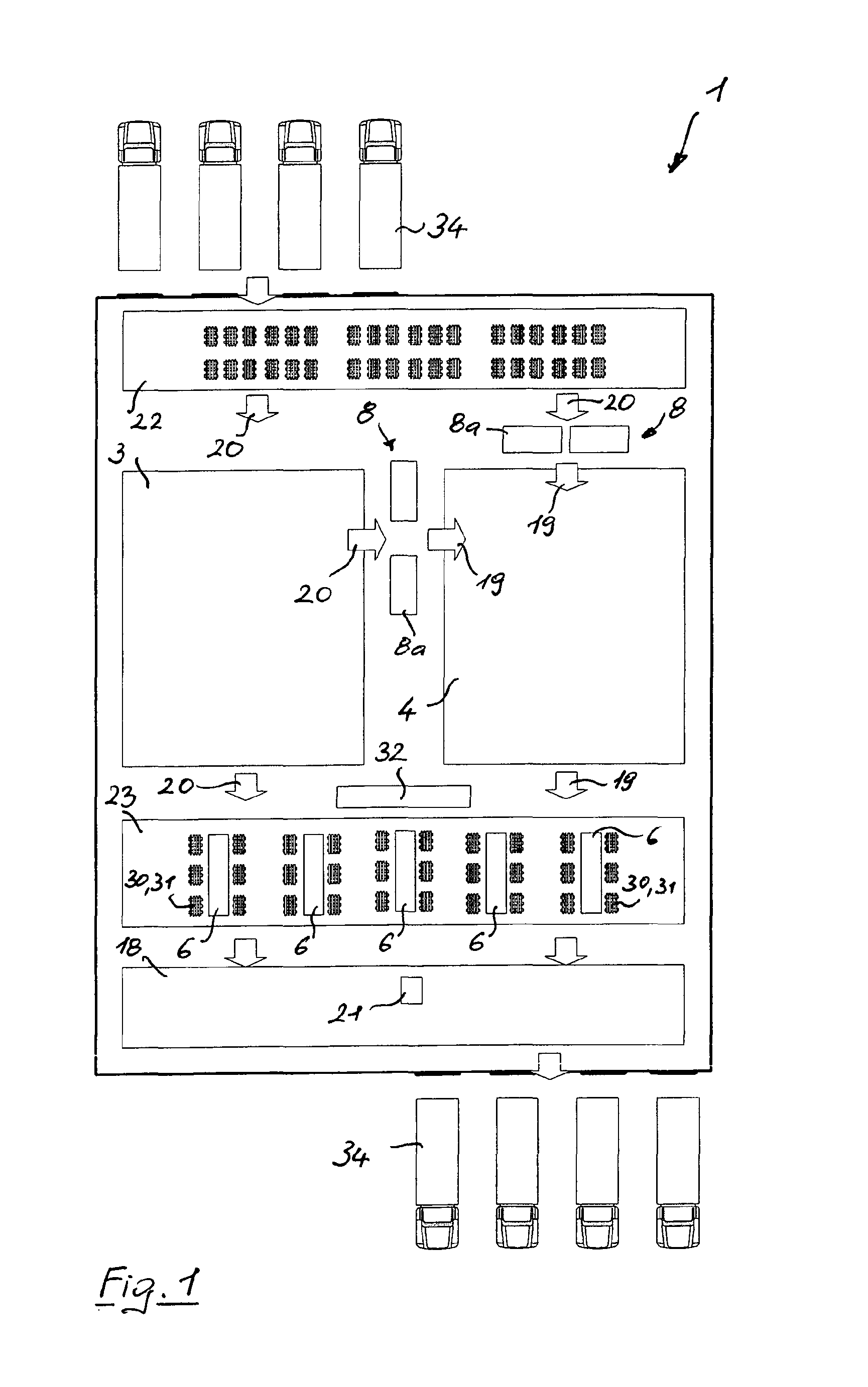 Method and storage system for storing and order-picking articles