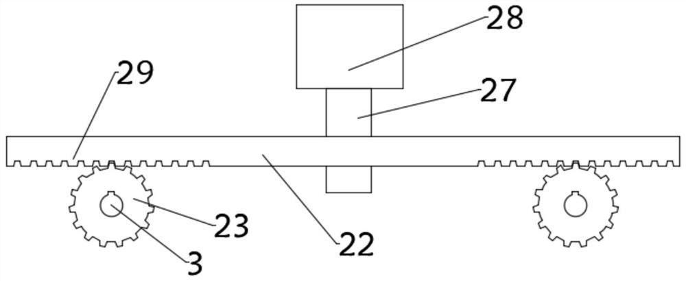 Oral care device with U-shaped medicine storage chamber