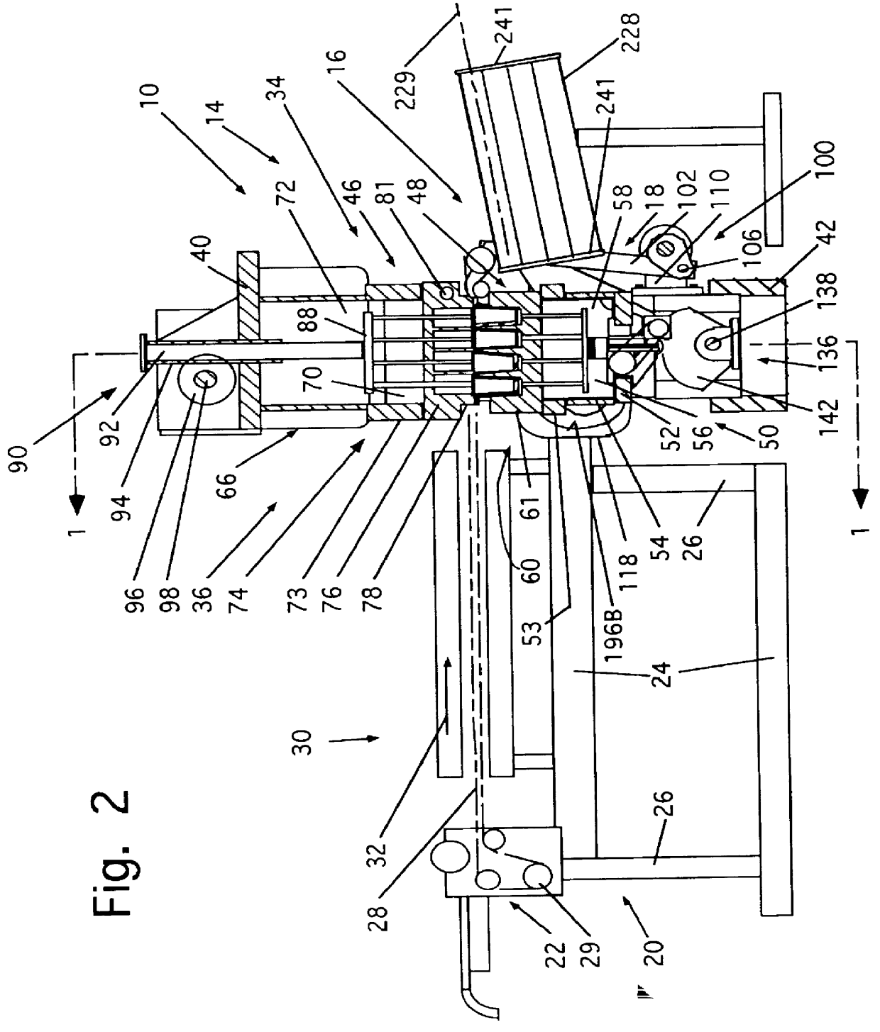 Differential pressure forming, trimming and stacking apparatus
