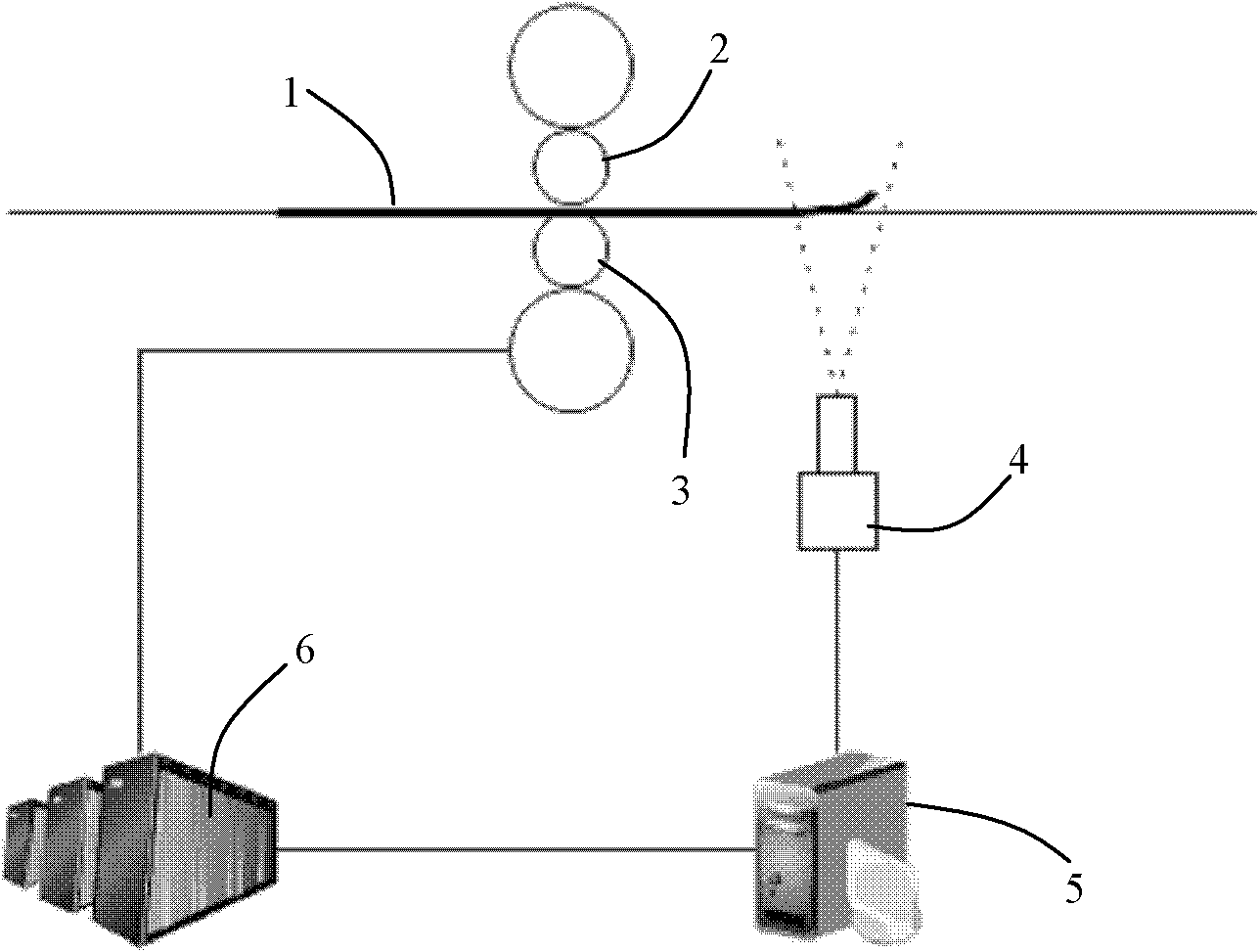 Control method for upward and downward head bending of plate blank
