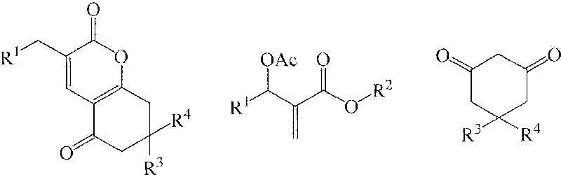 Method for synthesizing alpha-pyranone derivatives