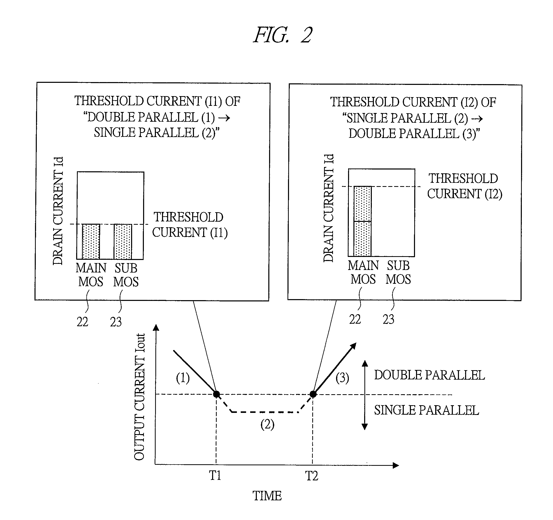 Driving method of switching element and power supply unit