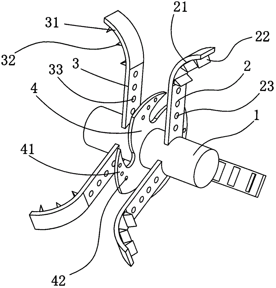 Internal hinge type anti-drag coulter of rotary cultivator