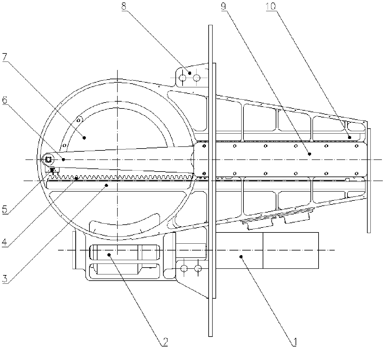 Spatial push mechanism