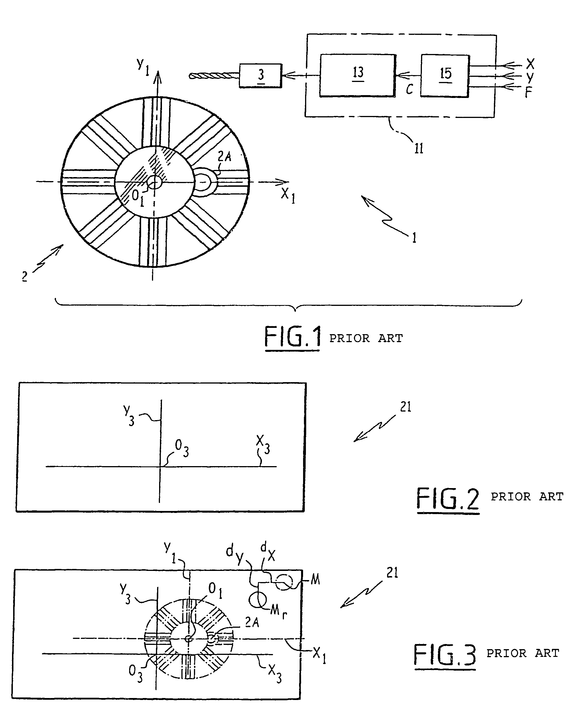 Method of calibrating an ophthalmic-lens-piercing machine, device used to implement one such method and ophthalmic-lens-machining apparatus comprising one such device