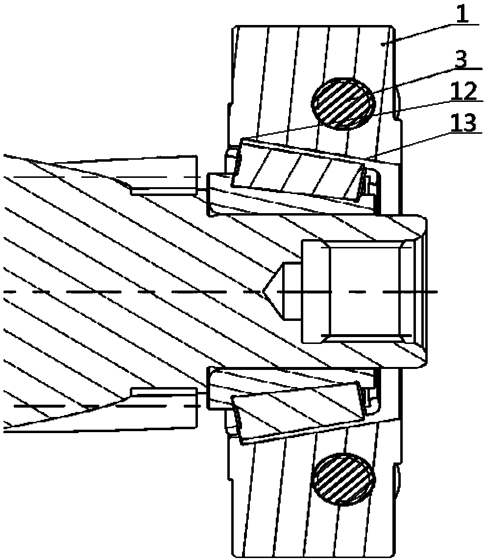 Conical bearing disassembly tool