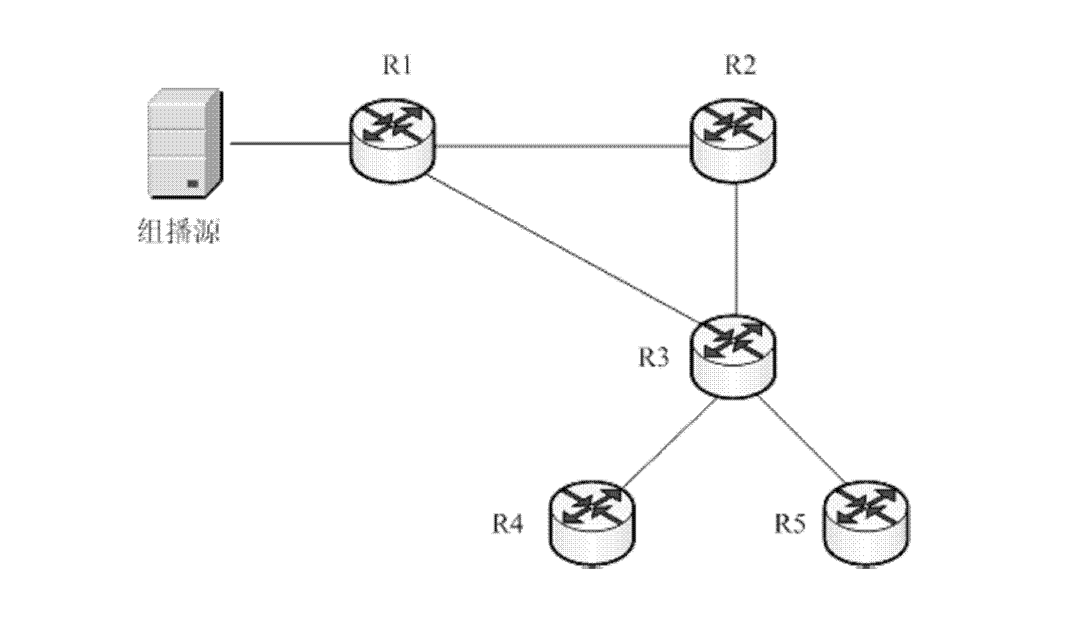 Forwarding entry deletion method and root node