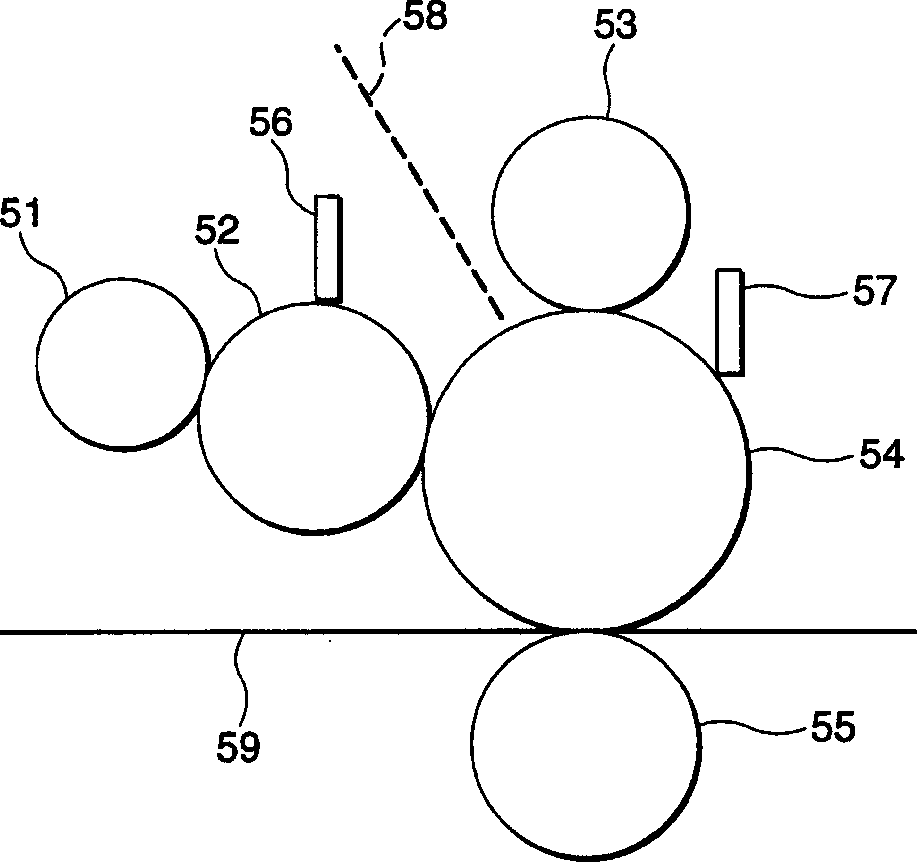 Circuit for producing high voltage used for toner powder system printer