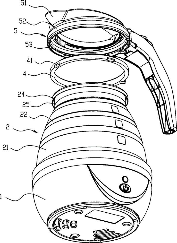 Electric kettle with elastic kettle body