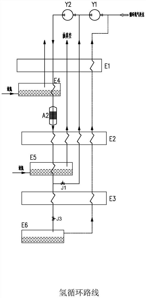 Hydrogen liquefaction device with pre-cooling throttling function