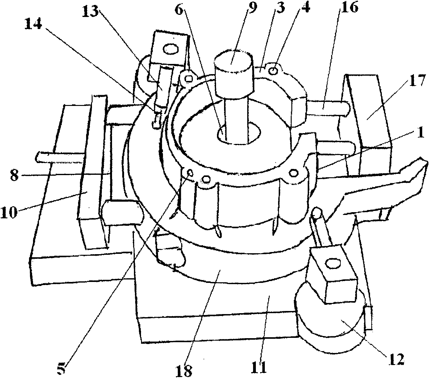 Fixture positioned by the machined surface itself of the workpiece and operation method thereof