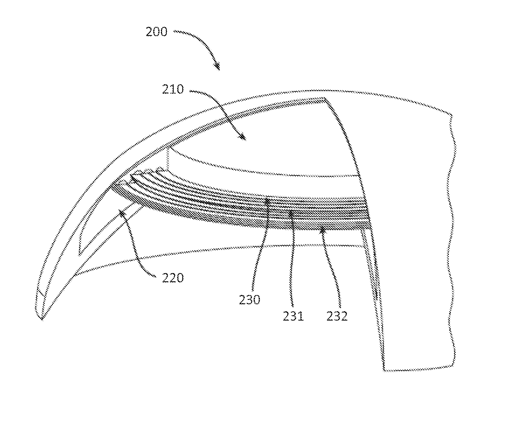Ophthalmic lens with a neural frequency detection system